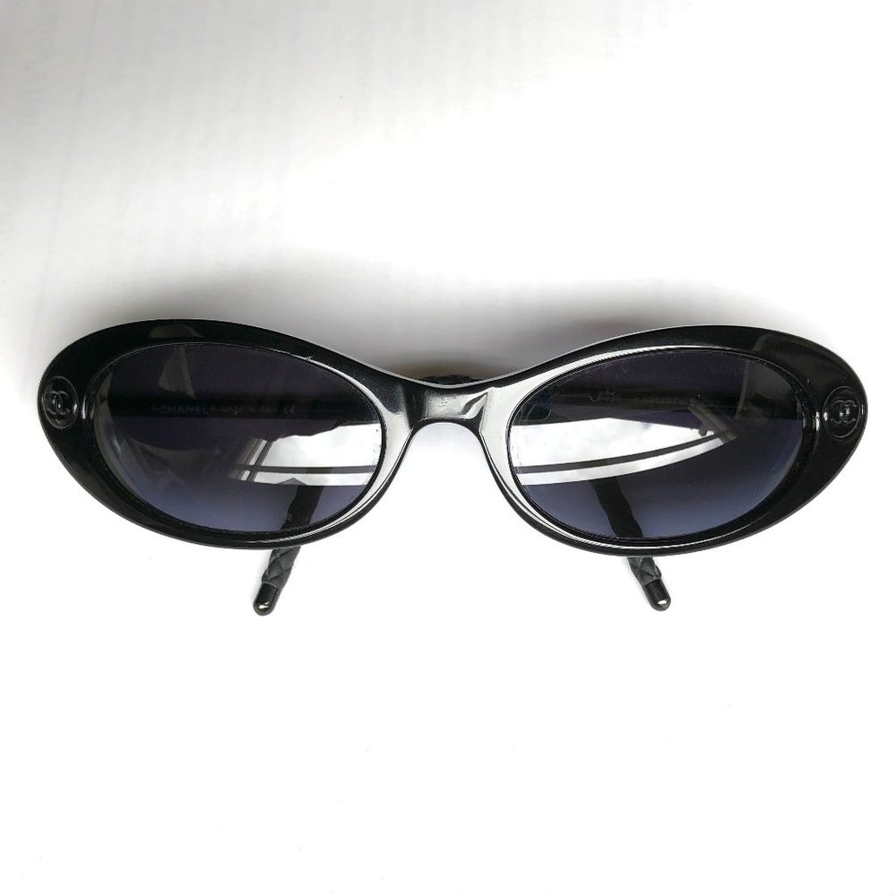CHANEL Black 5035 Cat Eye Sunglasses